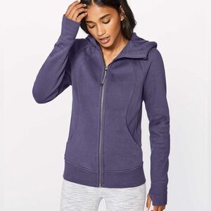 Lululemon Scuba Hoodie W4AWMS Purple Full Zip – Size 6